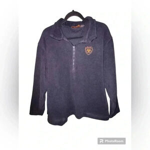 Ariat Men’s Black Fleece 1/2 Zip Pullover Jacket Size M